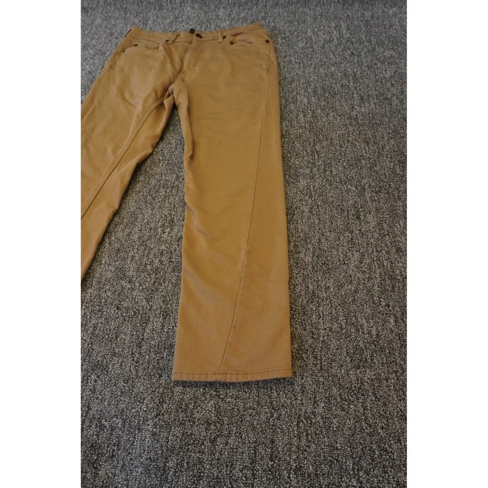 Banana Republic Pants Men 32x30 Khaki Cotton Stretch Casual Pockets Straight Leg